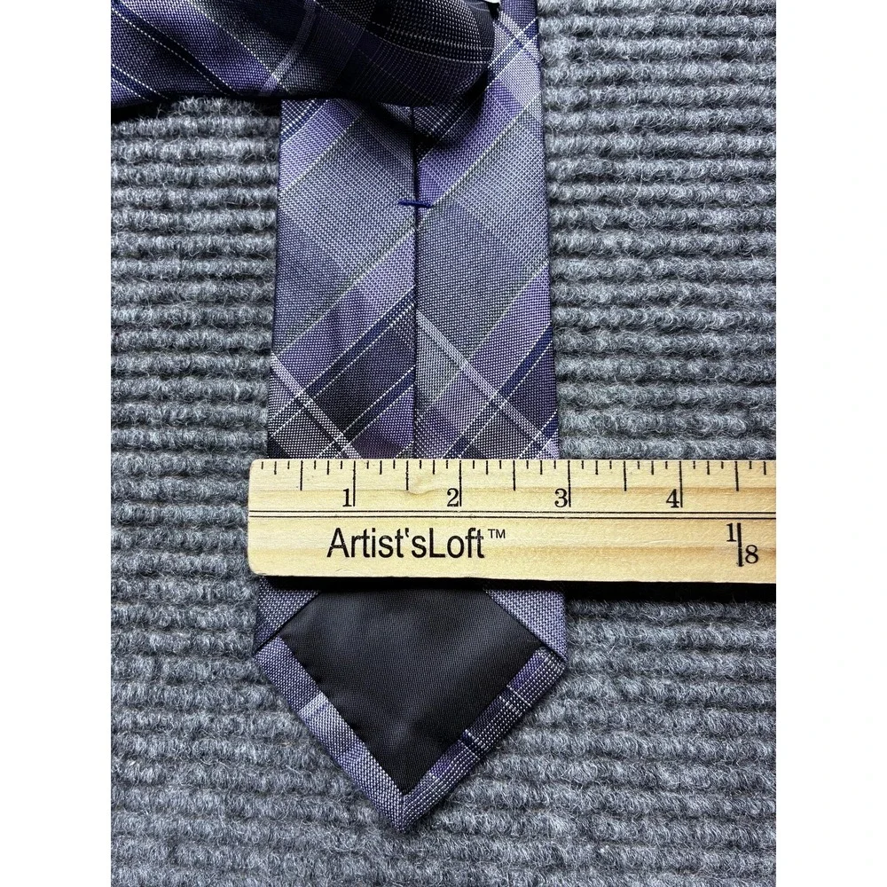 Reaction Kenneth Cole Silk‎ Blend Tie Mens OS Multicolor Plaid Set Of 3 Necktie